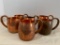 Lot of 6 Moscow Mule Copper Mugs. These Need Some Cleaning - As Pictured