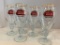Lot of 6 Gold Rimmed Stella Artois Beer Glasses - As Pictured