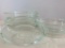 Lot of Small Coca Cola Clear Glass Serving Bowls - As Pictured