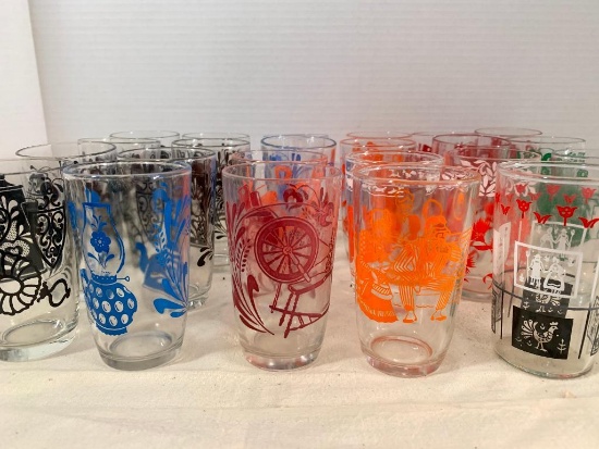 Large Lot of Juice Glasses. They are 3.5" Tall - As Pictured