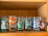 43 Piece Lot of State Drinking Glasses that Includes State Flower and Song - As Pictured