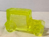 Vaseline Glass Truck by Boyd Glass Co. This is 2.75