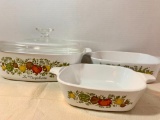 3 Piece Corning Ware Lot - As Pictured