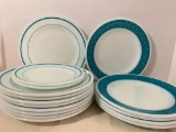 One Set of Pyrex Plates. There are 2 Sets of Patterns - As Pictured