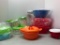 Group of Plastic Ware Items, Picnic Set and Food Storage Containers