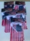 Misc Lot of 5' x 3' USA Flags and 6
