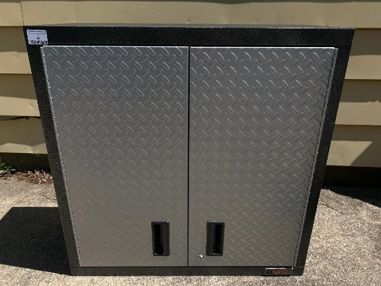 Gladiator Garageworks Welded Steel Wall Gearbox Cabinets. This Item is 30" T x 30" W x 12" D