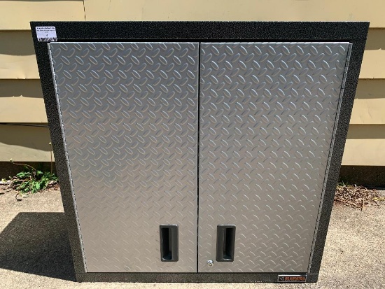 Gladiator Garageworks Welded Steel Wall Gearbox Cabinets. This Item is 30" T x 30" W x 12" D