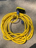 25 Foot Long, Outdoor Extension Cord with Shock Buster