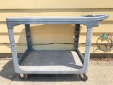 Rubber Maid Cart on Wheels, 33 Inches Tall, 44 Inches Wide and 25 Inches Wide