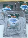 Set of 3 -10' x 12' Tarps New in Bag. - As Pictured