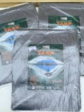 Set of 3 -10' x 12' Tarps New in Bag. - As Pictured