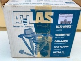 Atlas Self Tapping Screws 1,000 Screws in Box 14-10 x 2.5 STH - As Pictured