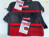 Pair of Brand New Craftsman Large Mouth Tool Bag Combo 13