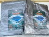 Set of 2 New in Bag Tarps One is 10' x 12' and One is 20' x 30'- As Pictured