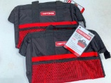 Pair of Brand New Craftsman Large Mouth Tool Bag Combo 13