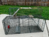 Pair of Small Live Animal Traps. The Largest is 12? x 32? x 10? - As Pictured