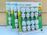 Lot of 3 Packages of GE Light Bulbs 60 Watt - As Pictured
