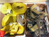Group of Large Load Straps as Pictured