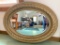 Large Gold Painted wood Mirror. This is 30