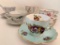 Set of 6 Teacups and Saucers - As Pictured