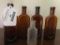 Group of Antique Bottles, Capudine Bottles and a Small Clear Bottle