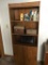 Fiber Board Shelving Unit and Contents, 6 Foot Tall