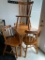 Drop Leaf Table with 4 Chairs. Good Condition - As Pictured