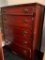 5 Drawer Dresser. In Very Rough Condition. This is 47