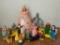 Misc Lot of Wizard of Oz Plastic Mechanical Figures and Glenda the Good Witch - As Pictured