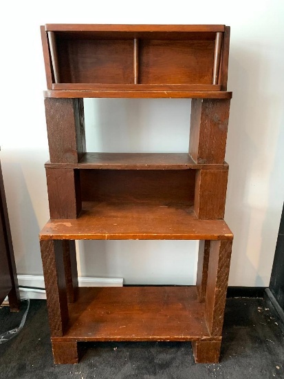 Handmade Wooden Bookshelf. This is 44" Tall x 24" Wide x 12" Deep - As Pictured