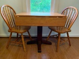 Drop Leaf Table with 2 Chairs. This is 30.5