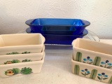 Misc Lot of Small Baking Dishes, Loaf Pans, 13