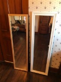 Two Full Length Mirrors that are 52 Inches Tall