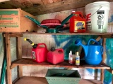 Contents of Shelves in Shed as Pictured