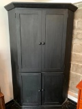 Solid Wood Entertainment Corner Cabinet. This is 6' Tall x 4' Wide x 2