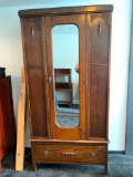 Antique Wood Armoire/Knockdown Wardrobe. This is 6' 1