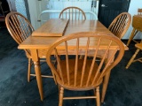 Table and Chair Set with 1 Leaf and 4 Chairs. This is 29