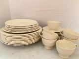 Lot of Wedgwood Dinner China. Service for 6 and is Chipped - As Pictured