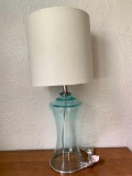 Glass Table Lamp with Shade. This is 23