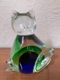 Blown Glass Cat. This is 6
