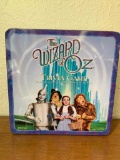 Wizard of Oz Trivia Game in a Tin Made by Pressman. The Tin has a Dent. - As Pictured