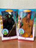 Barbie Collector Pink Label Wizard of Oz Wicked Witch and the Cowardly Lion - As Pictured