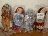 Misc Lot of Stuffed Wizard of Oz Dolls. Dorothy, the Tin Man, The Cowardly Lion and The Scarecrow