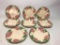 Set of 8 Salad Plate Desert Rose (England and Portugal Backstamp) by Franciscan - As Pictured