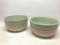 2 Piece Set of Pfaltzgraff Mixing Bowls. They are 5