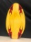 Wood Skim Board with Flames! It is 36