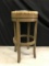 Bar Stool with Cane Bottom and Swivel Seat. This is 30