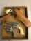 Lot of 3 Cap Guns. A Texan Jr w/Holster, Bulldog, and Pony Boy - As Pictured