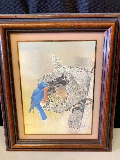 18" x 14" Framed Sketch by G. Loates 1965 - As Pictured